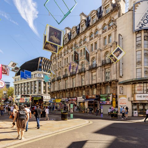 Catch a show at London's West End – just minutes away on foot