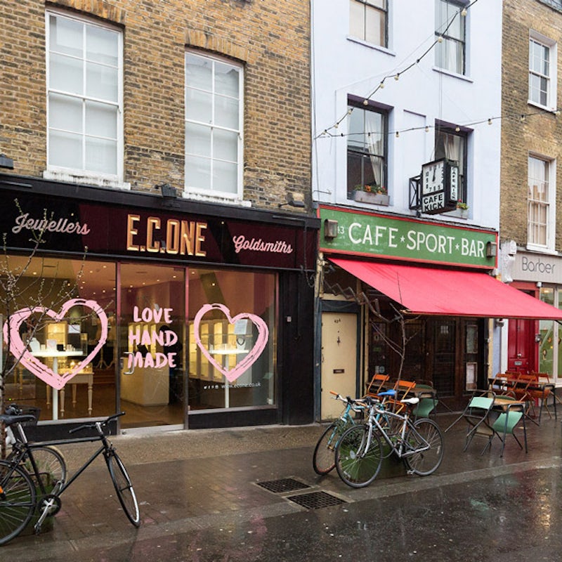 Have a drink down Exmouth Market