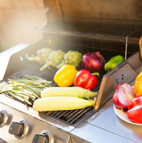 Fire up the barbecue on hot summer days