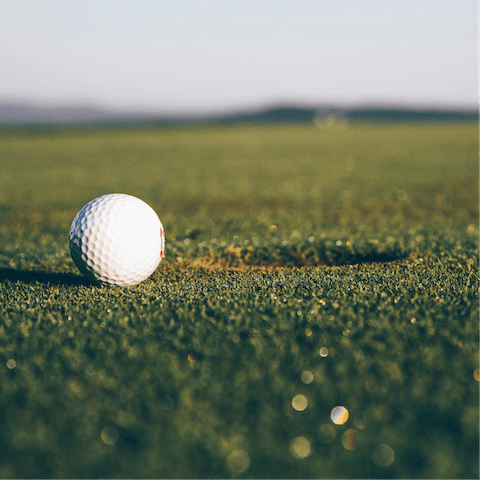 Tee off at one of the local golf courses, there are a few located within a twenty minute's drive