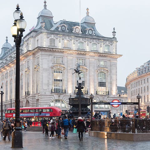 Piccadilly Circus is your doorstep