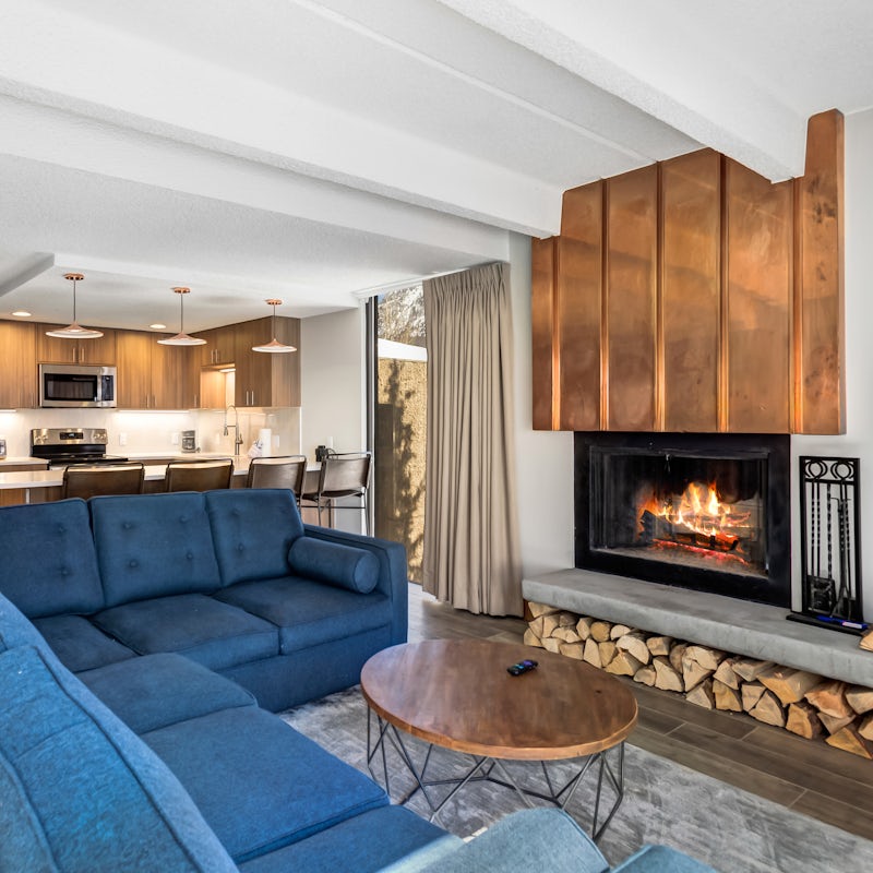 Warm your feet by the fire after a day out on the mountain