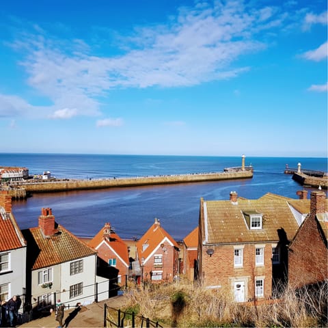 Meander along the promenade of West Cliff beach – it's five minutes away on foot