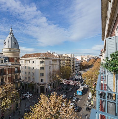 Sip your coffee outside on the balcony each morning