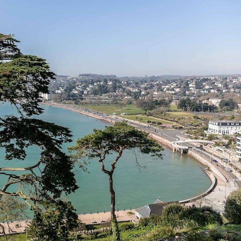 Gaze out over the promenade towards Torquay Beach from your balcony