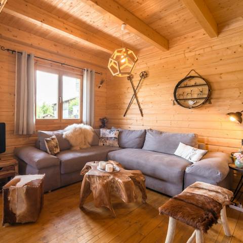 Snuggle up amidst the cosy interiors of the chalet 