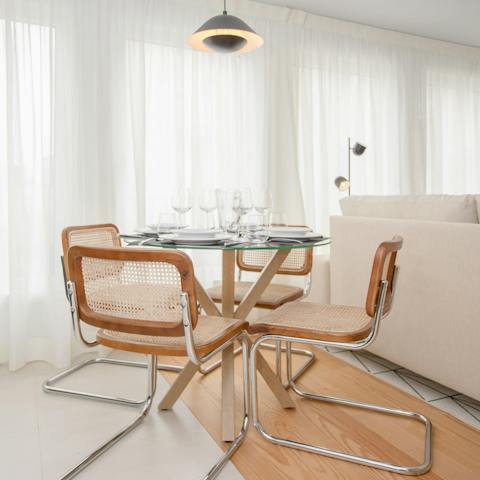 Dig into homemade tripas à moda do porto round the dining table