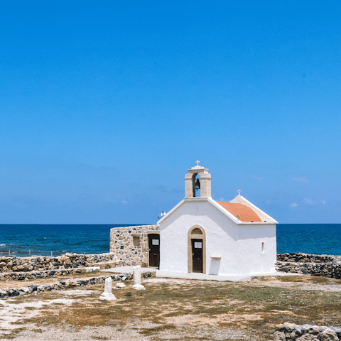 Explore the pristine beaches and pretty villages that make Crete unique