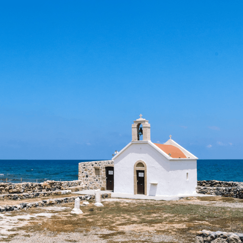 Explore the pristine beaches and pretty villages that make Crete unique
