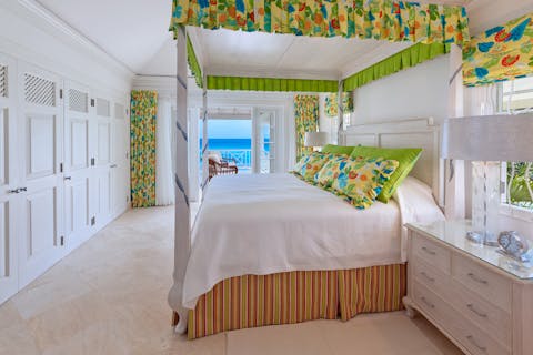 Wake up each morning to stunning ocean vistas in the master bedroom