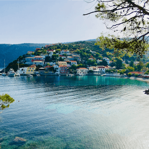 Explore the colourful Assos – an hour away by car
