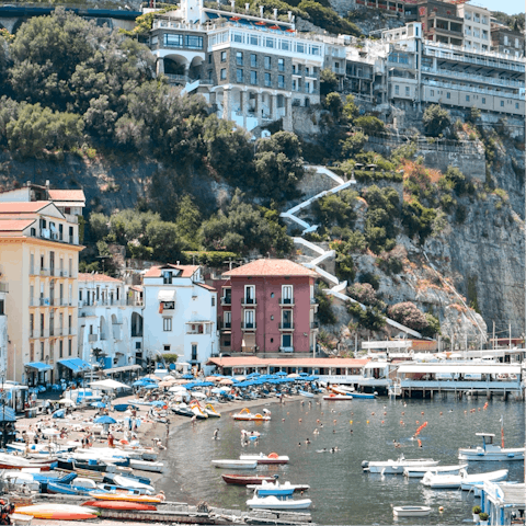 Soak up the magic of Italian living from Sorrento – a short drive away