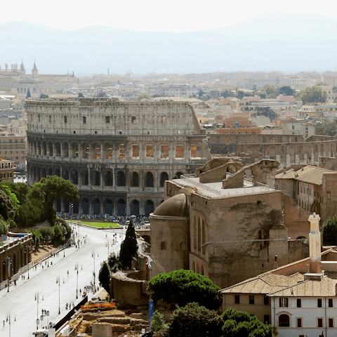 Stay in Monti, a short walk from the Colosseum