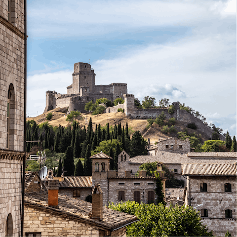 Wander the historic streets of Perugia, the Umbrian capital