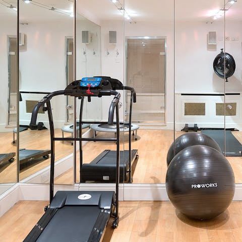 Raise your heart rate in the smart gym room