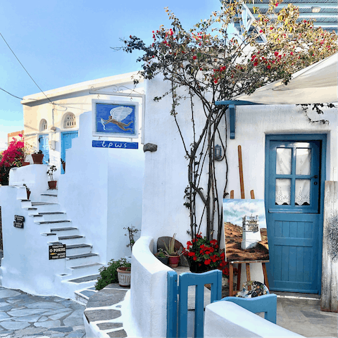 Stay in the east of Tinos and explore the island's natural beauty