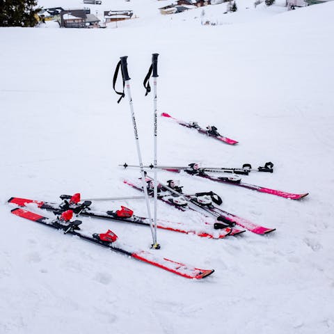 Walk over to the local ski lift to take you up to the slopes on Mount Faloria
