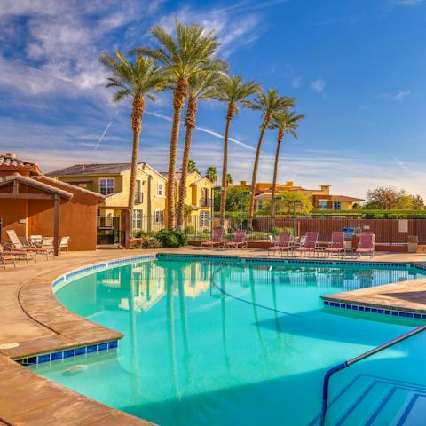 Take a dip in the pool when things get a bit too hot