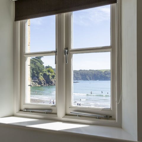 Wake up to incredible views across North Sands beach