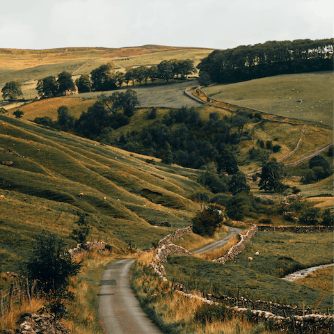 Take a thirteen-minute drive into the heart of the North York Moors National Park