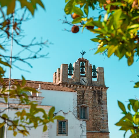 Take a short stroll to the beautiful Igreja de Santa Maria
