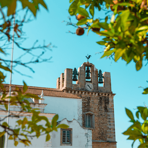 Take a short stroll to the beautiful Igreja de Santa Maria