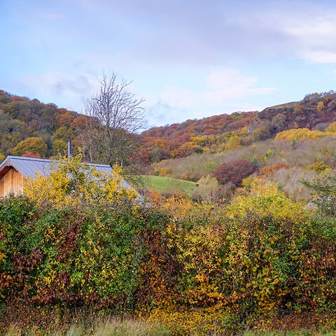 Explore the beautiful Malvern Hills that surround the barn
