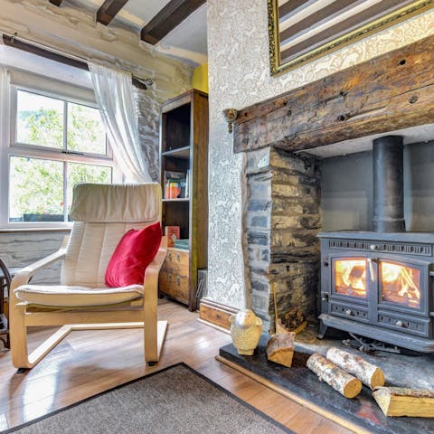 Curl up on the plump sofas to toast your feet by the crackling fireplace