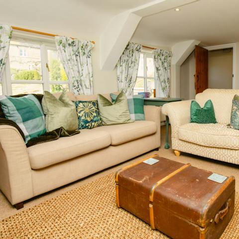 Hunker down for cosy family film nights or break out the home’s board games