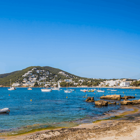 Discover  the delights of Santa Eulalia – a short drive away