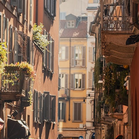 Spend a day exploring the streets of Milan – only a one–hours train ride away