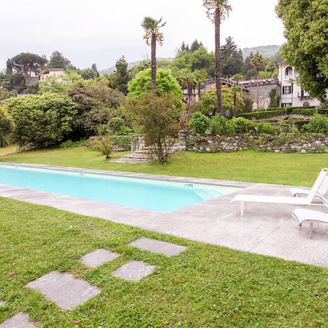 Spend relaxing days in the sculpted gardens with refreshing dips in the pool