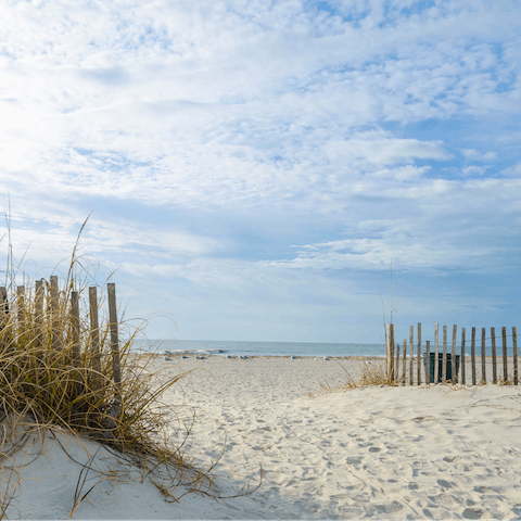 Explore the sandy beaches of Sea Pines