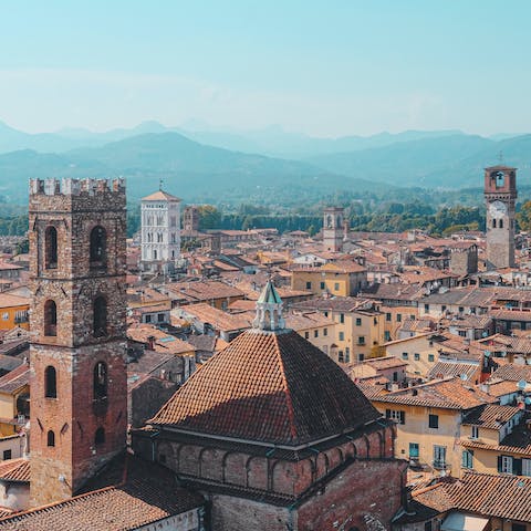Visit the historic city of Lucca