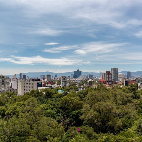 Make the most of your central location in the Cuauhtémoc neighbourhood