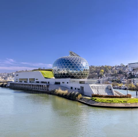 Catch a performance at nearby La Seine Musicale 