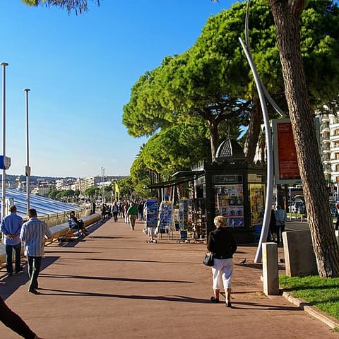 Spend a day at the coast – La Croisette is just twenty minutes walk away 