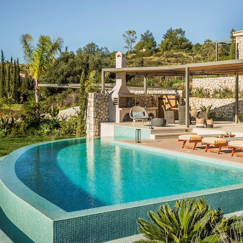 Take a dip in the refreshing waters of the private pool