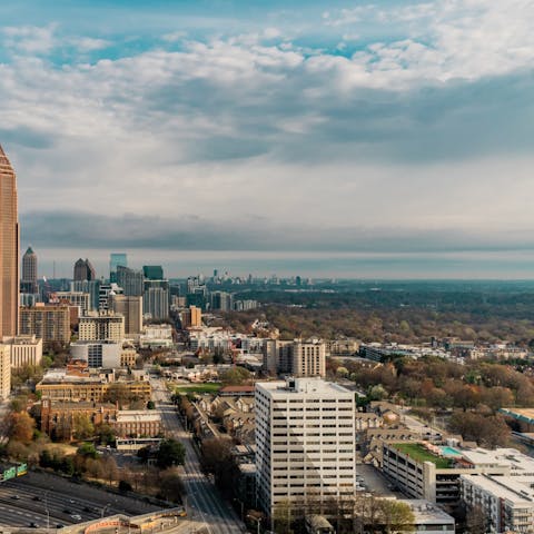 Stay in a historic district in the heart of Atlanta, one mile from downtown