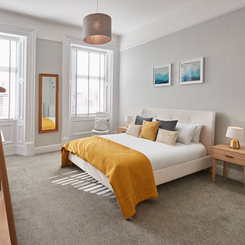 Wake up feeling rested and raring to explore in the stylish bedrooms