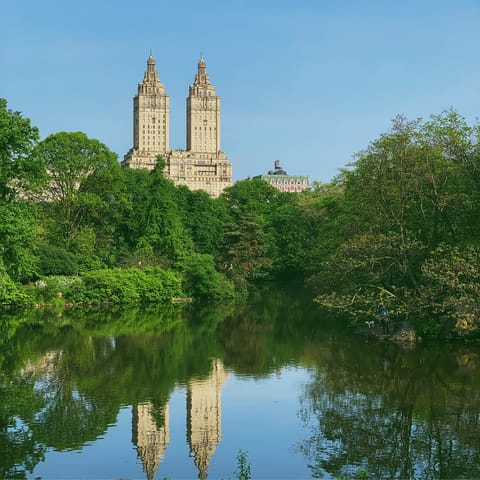Enjoy a fresh air stroll around nearby Central Park