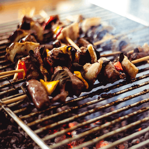 Grill up some fresh seafood on the barbecue for lunch