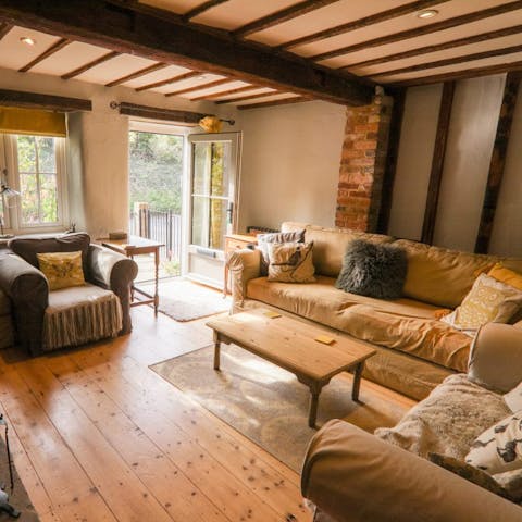 Chill out in cosy, characterful surroundings – you'll love sipping on some cocoa in front of the fire