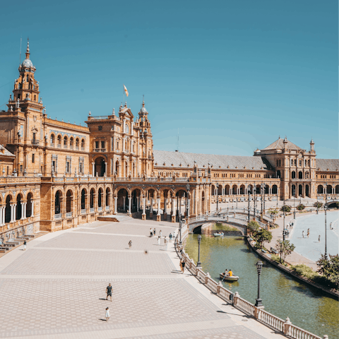 Stay in Seville's central El Arena district 