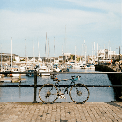 Explore Trinity Pier, just an eight–minute walk away