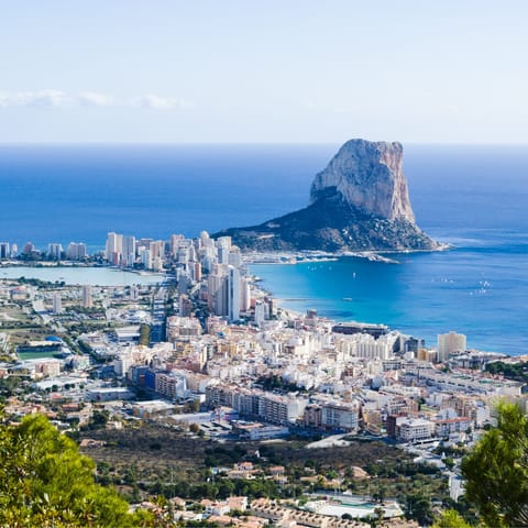 Spend an afternoon wandering around the coastal town of Calpe