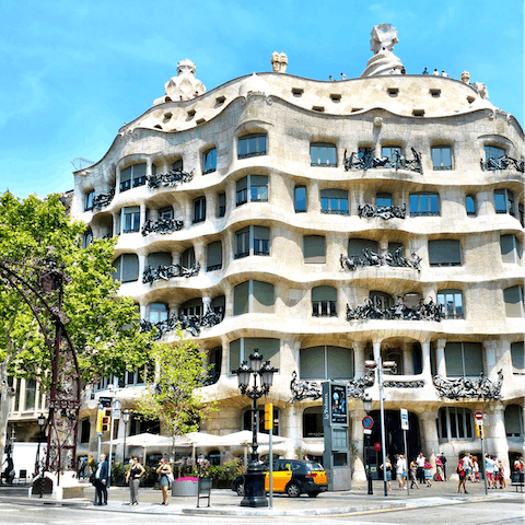 Stay in Eixample, a neighburhood full of striking modernist architecture and excellent restaurants