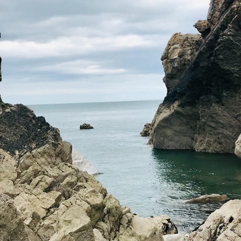 Take the short drive over to the Pembrokeshire coast and find stunning rock formations