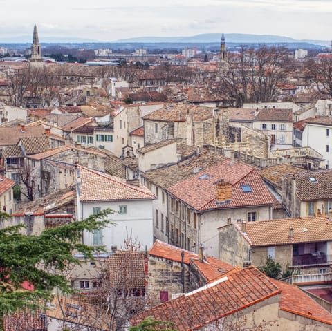 Enjoy the historic location, five minutes outside of Avignon 