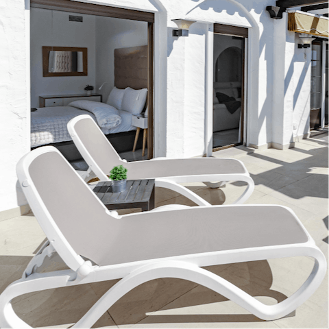 Soak up the Spanish sunshine in peace on your private balcony